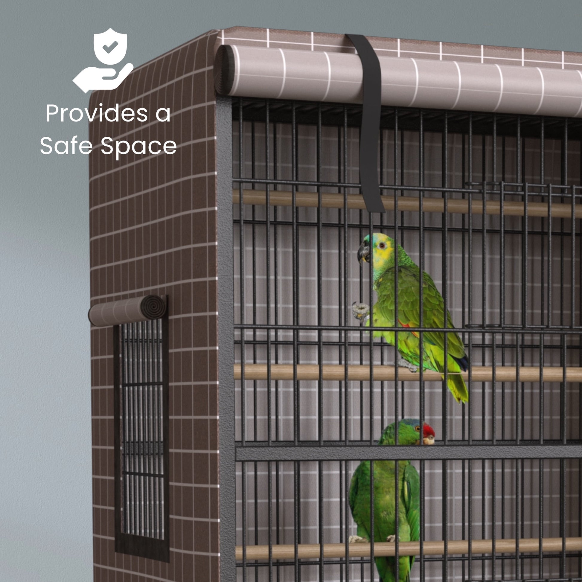 Universal Bird Cage Cover Good Night Blackout 51" X 38" X 23.5" Inch Small Animal Cages Cover